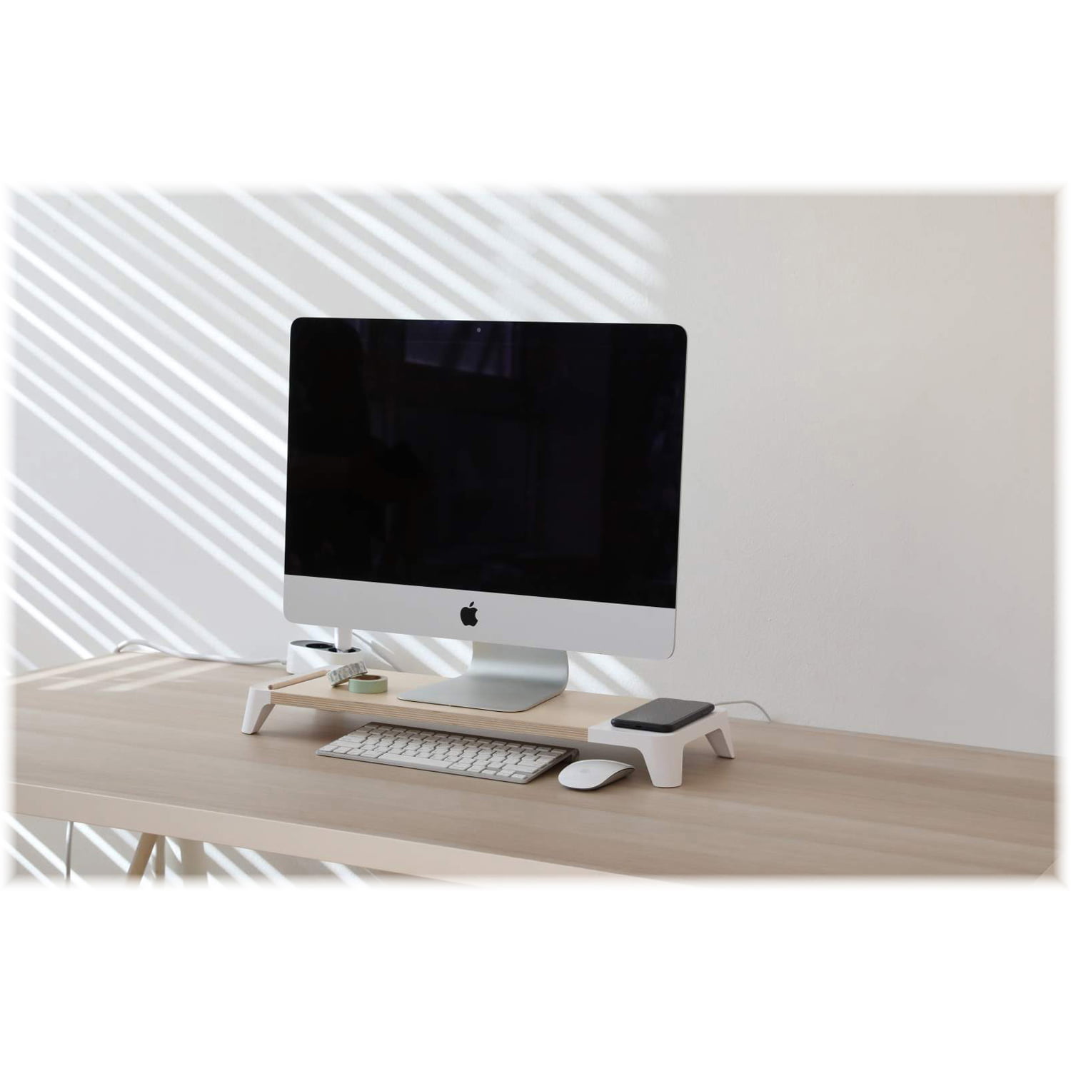 RIALZO PER MONITOR EYES 6 - BIANCO - Archimede Shopping